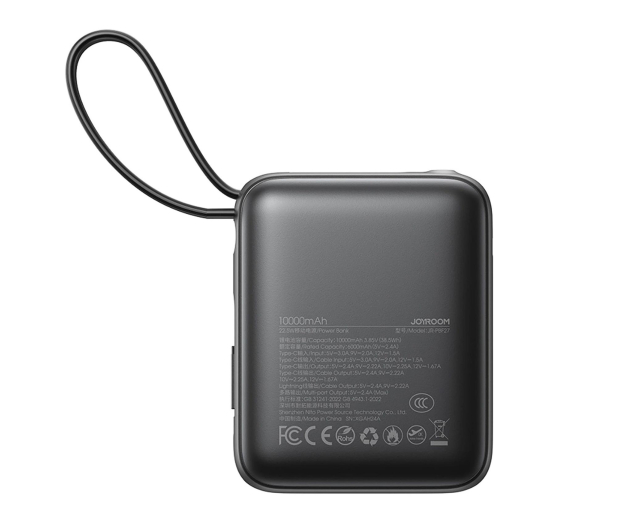 JoyRoom Powerbank 10000mAh 22.5W z kablami USB-C i Lightning - 1347152 - zdjęcie 2
